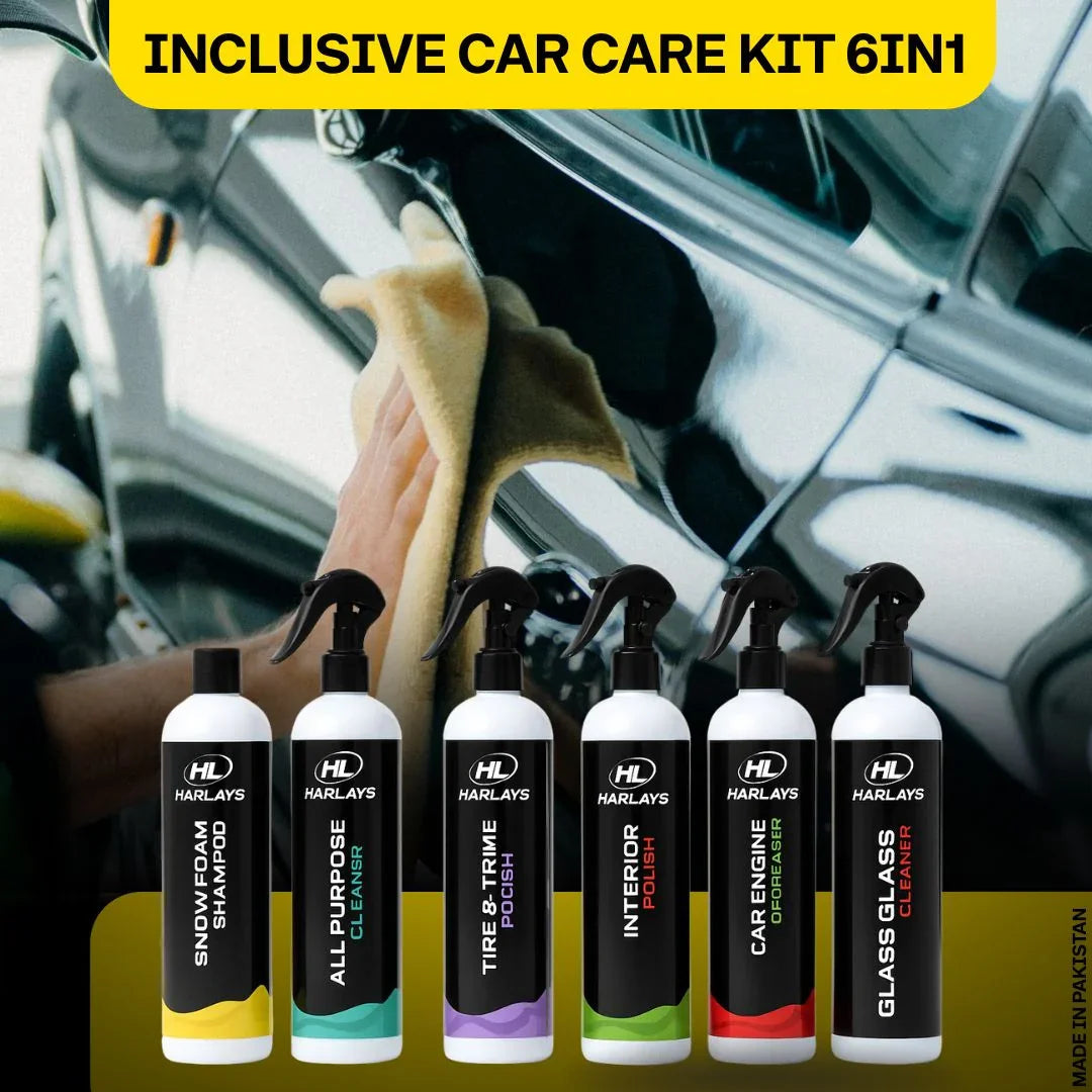 Harlays 6-in-1 Premium Car Care Kit
