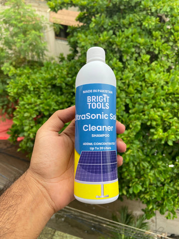 Solar Panel Cleaning Shampoo 400ML – Ultra-Concentrated Cleaner (Makes 20 Litres) | Professional Grade Panel Wash for Maximum Efficiency