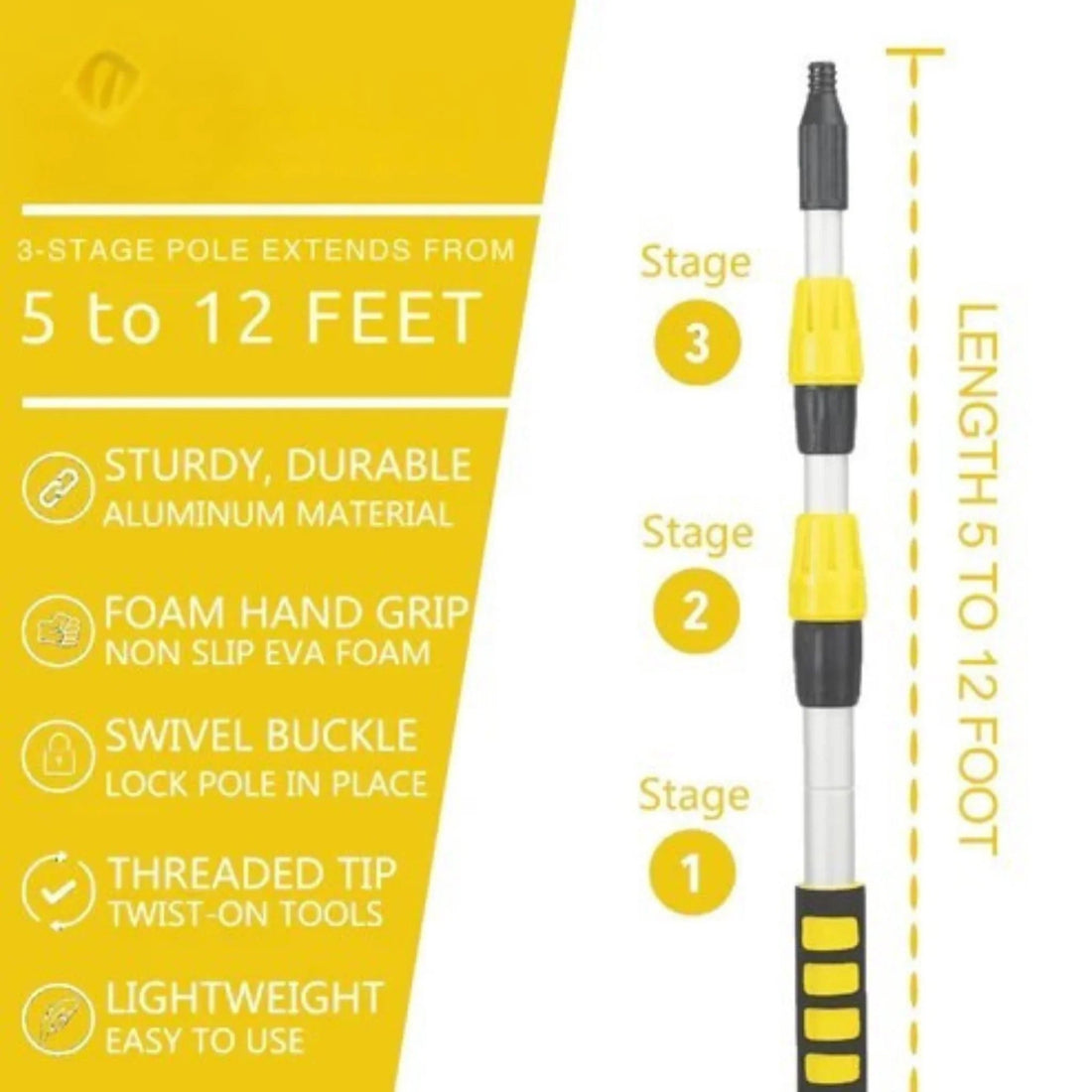 Gharsamaan Telescopic Solar Brush